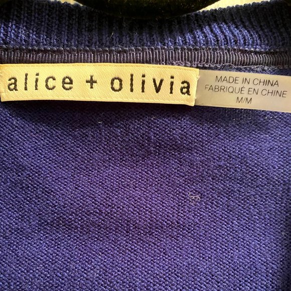 Alice + Olivia Embellished Beaded Cardigan - Picture 3 of 3